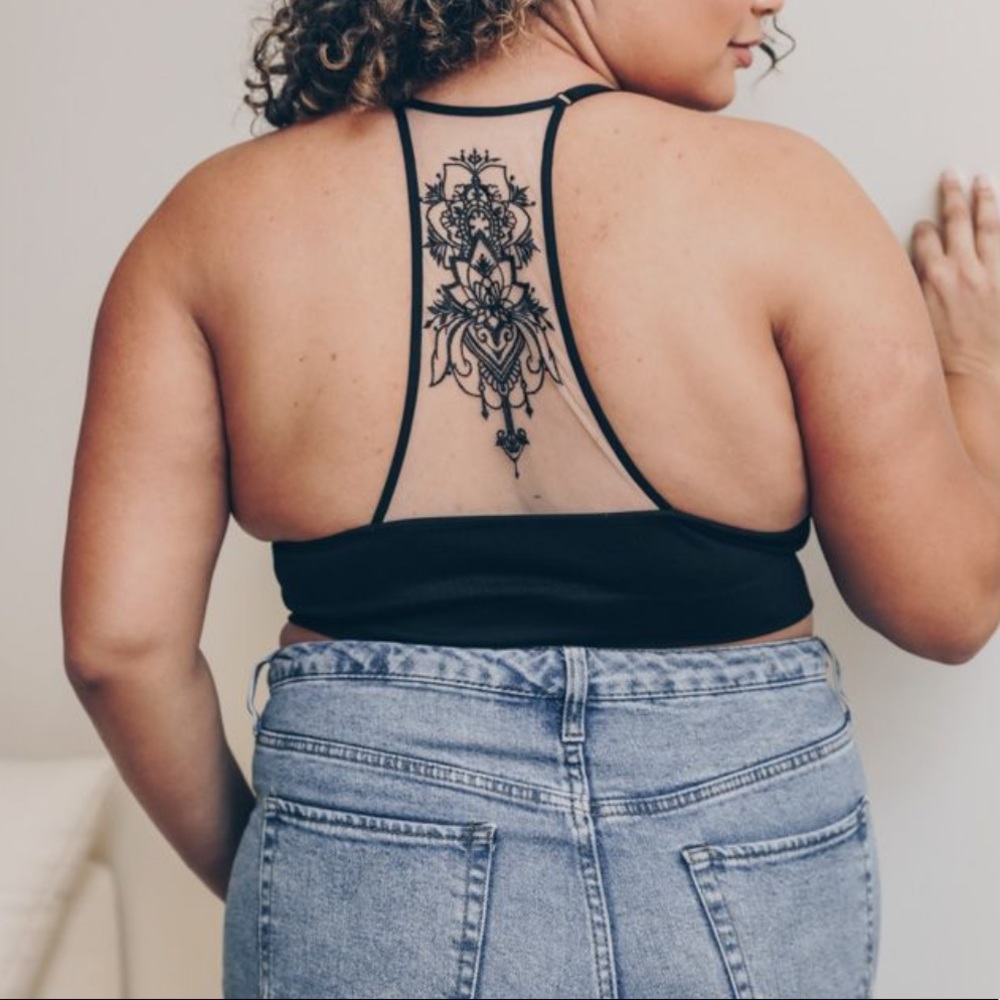 LAST 1🌟Plus size black bralette - Picture 2 of 3